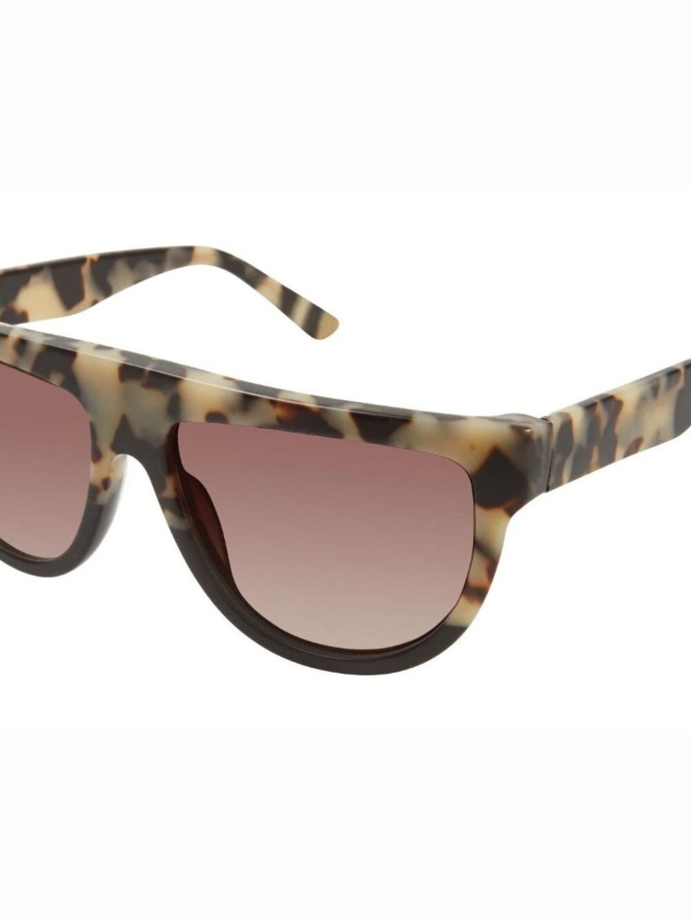 Gwen Stefani L.A.M.B. LA514 Ivory Tortoise Frame/Brown Gradient Lens Sunglasses